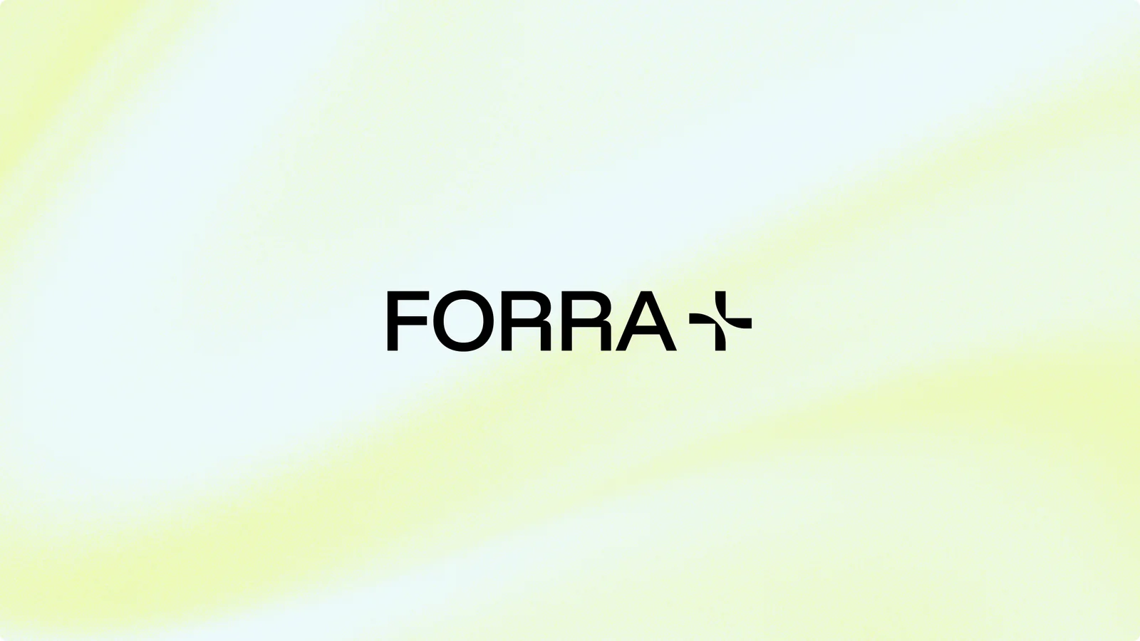 The Forra wordmark on a soft gradient background